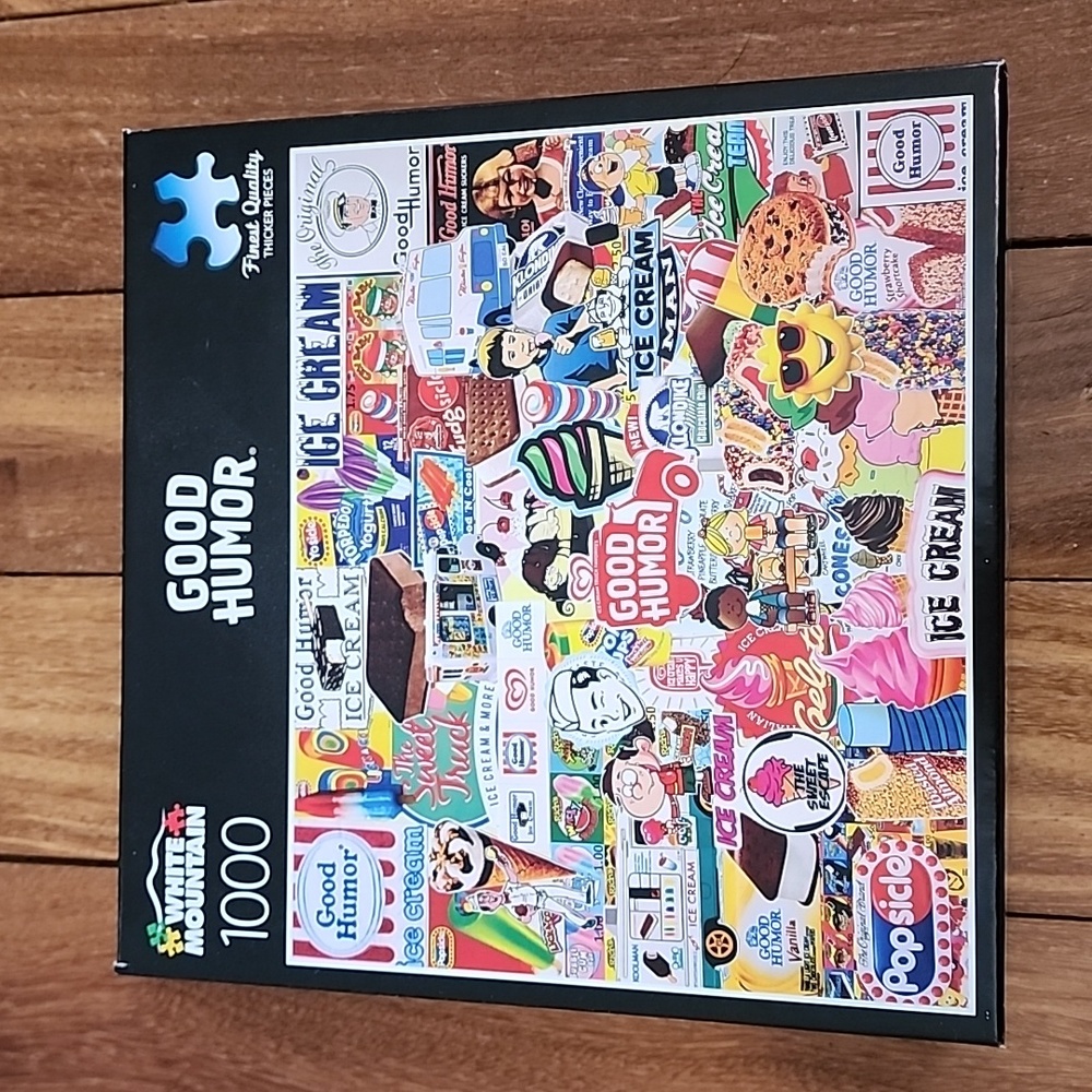 1000 piece White Mountain brand puzzle "Good Humor".